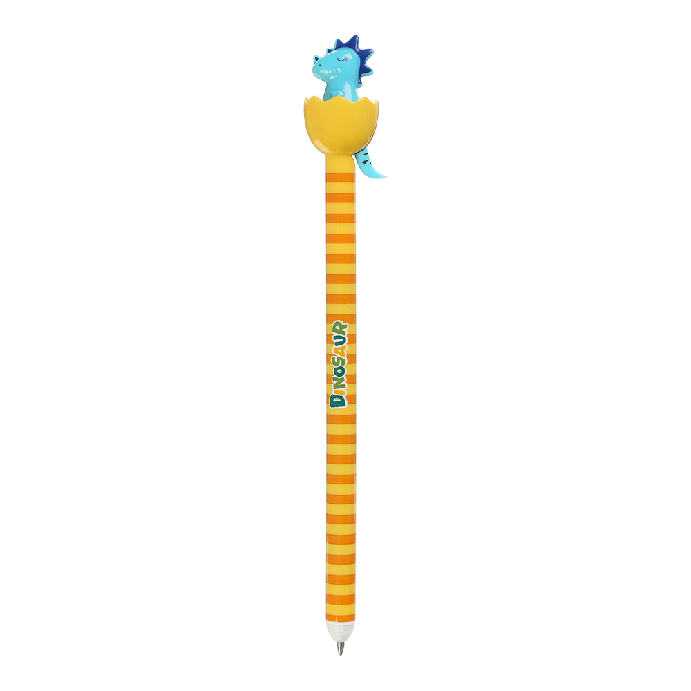 Ручка гелева автоматична Пиши-стирай, DINO TAIL, 0,5 мм, синя, KIDS Line
