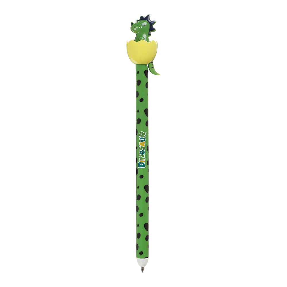 Ручка гелева автоматична Пиши-стирай, DINO TAIL, 0,5 мм, синя, KIDS Line