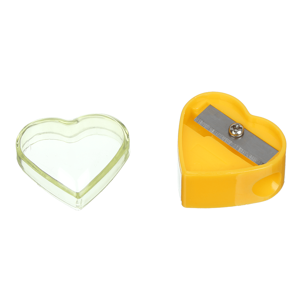 @Чинка HEART з контейнером, 1 отв., пластик. корпус, асорті, KIDS Line