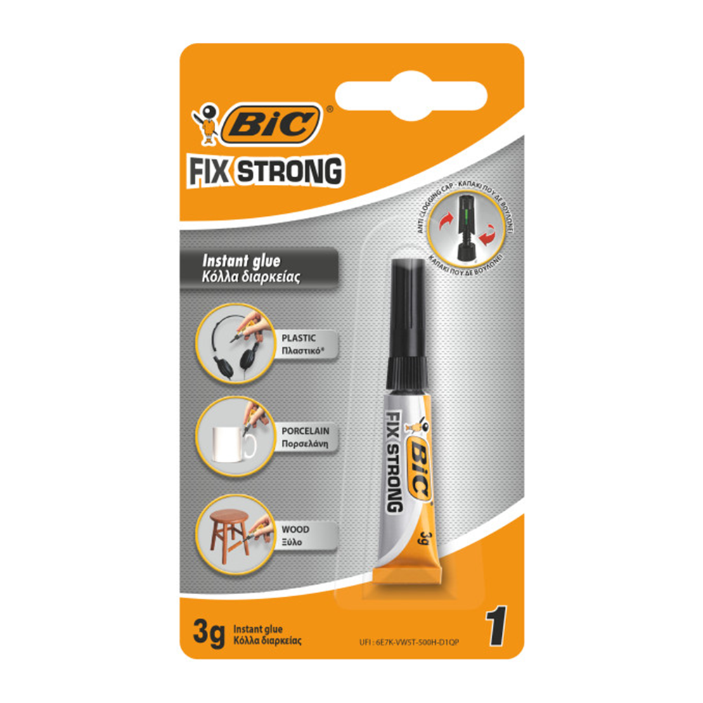 /Клей "Fix Strong", 3г, 1 шт в блістері