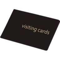 #Визитница для 24 визиток, PVC, черная