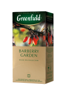 /Чай черный 1,5г*25, пакет, "Barberry Garden", GREENFIELD 