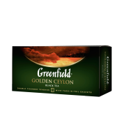 /Чай черный 2г*25, пакет, "Golden Ceylon", GREENFIELD 