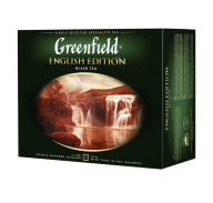 /Чай черный 2г*50, пакет, "English Edition", GREENFIELD 