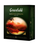 /Чай черный 2г*100, пакет, "Golden Ceylon", GREENFIELD 
