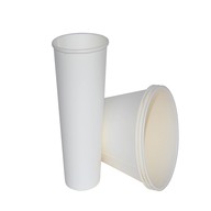 /Стакан паперовий, 340мл, білий 50шт/уп BUROCLEAN (ST-80)