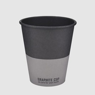/Стакан паперовий, 400мл, "GRAPHITE CUP", BUROCLEAN 50шт/уп (D-90)