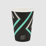 /Стакан паперовий, 340мл, "Just Drink", BUROCLEAN 50шт/уп (D-80)