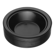 /Миска одноразова, чорна Преміум, 350мл, 11.4г 50шт/уп EuroStandart BUROCLEAN