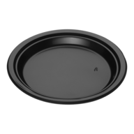 /Тарілка одноразова, чорна Преміум, d-220 мм, 20г 25шт/уп EuroStandart BUROCLEAN