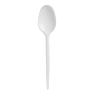 /Ложка столова одноразова, біла,  2.7г 50шт/уп BUROCLEAN EuroStandart