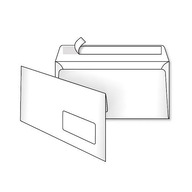 /Конверт DL (110х220мм) білий СКЛ з вікном 45х90мм