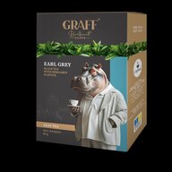 /Чай чорний байховий з ароматом бергамоту,  листовий  80 г,  картон,  "Earl Grey/Ерлгрей" GRAFF 
