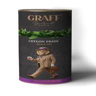 /Чай чорний листовий  80 г, тубус,  "Ceylon pride /Гордість Цейлону" GRAFF 