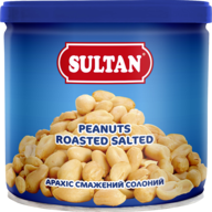 /Арахіс смажений солоний, З/Б, 120г ТМ Sultan
