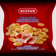 /Арахіс смажений, солоний зі смаком бекону, 120г  ТМ Sultan