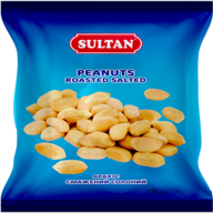 /Арахіс смажений, солоний, 120г  ТМ Sultan