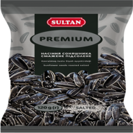/Насіння соняшника, смажене, підсолене смугасте,  120г, Преміум  ТМ Sultan