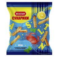 /Сухарики зі смаком краб, 90г  ТМ Sultan