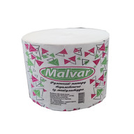 /Папір туал.макул. "Абстракція" без гільзи сірий Malvar