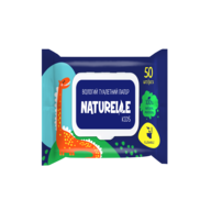 /Папір туалетний вологий, Kids, 50шт., NATURELLE