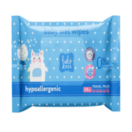 /Серветки вологі  гіпоалергенні, 24шт., Baby Zaya