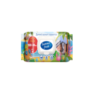 /Серветки вологі дитячі, Mega Pack,  120шт., Summer Fresh