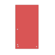 Индекс-разделитель 10,5х23см (100шт.), картон, красный