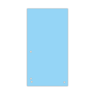 Индекс-разделитель 10,5х23см (100шт.), картон, синий