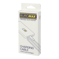 Кабель нейлоновий плетений з підсвіткою  USB for Type-C, 65W з передачею данних , рожевий, 1 м