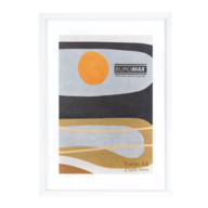 /Рамка пластикова А4, 21х29.7 см оргскло, біла