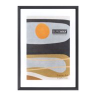 /Рамка пластикова А4, 21х29.7 см оргскло, чорна