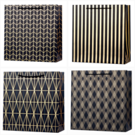 Пакет паперовий подарунковий, S:18х23х8см, тиснення фольгою BM.2000133