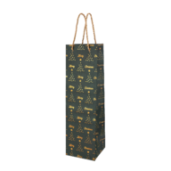 Пакет паперовий подарунковий, Wine bottle:11х38х11см, тиснення фольгою і конгревне тиснення BM.20001