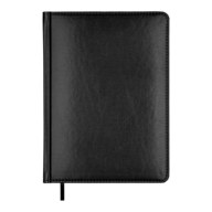 Щоденник недат. BRAVO, A5, чорний, штуч. шкіра/поролон, 336 стор