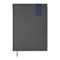 Щоденник недат. VERTICAL, A5, сірий, штуч.шкіра/поролон, 336 стор
