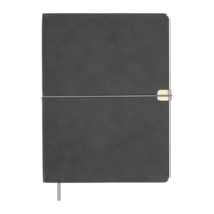 Щоденник недат. BEST, A5, сірий, штуч.шкіра, 336 стор