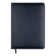 Щоденник недат. PRIME, A5, темно-синій, штуч.шкіра/поролон, 336 стор