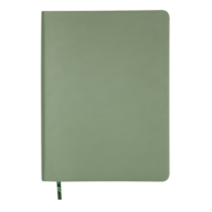 Щоденник недат. MORANDI STYLE, A5, зелений, штуч.шкіра, 336 стор