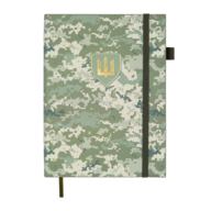 Ежедневник недат. MILITARY, A5, светло-зеленый, иск.кожа, 336 стр