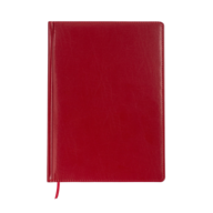 Щоденник недат. BRAVO, L2U, А4, червоний, штуч.шкіра/поролон, 336 стор