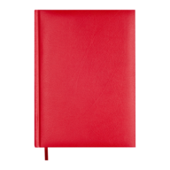 Щоденник недат. CLASSIC, A5, червоний, штуч.шкіра/поролон, 336 стор