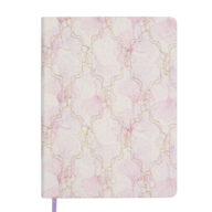 Ежедневник датир. 2026 BLOOM, A5, фиолетовый, иск.кожа