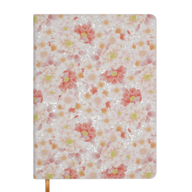 Ежедневник датир. 2026 BLOOM, A5, оранжевый, иск.кожа