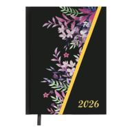 Ежедневник дат. полиграфический PASSION 2026  , A5, черный 
