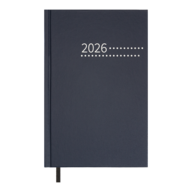 Ежедневник датир. 2026 ZEST, A5, синий, бум винил