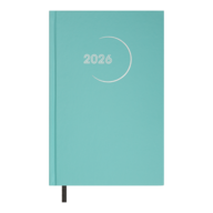Ежедневник датир. 2026 MADAM , A5, бирюзовый, бум винил