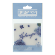 Блок пластиковий для нотаток з клейким шаром ARABESKI, 75x75мм, 50 арк., прозорий, блискучий, світло