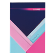 Книга обліку "MODEST" 144л.кл.оф.(тв. лам. обкл), А4, т.-синій
