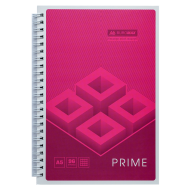 @/Тетрадь для записей PRIME, А5, 96 л., клетка, картонная обложка, розовая